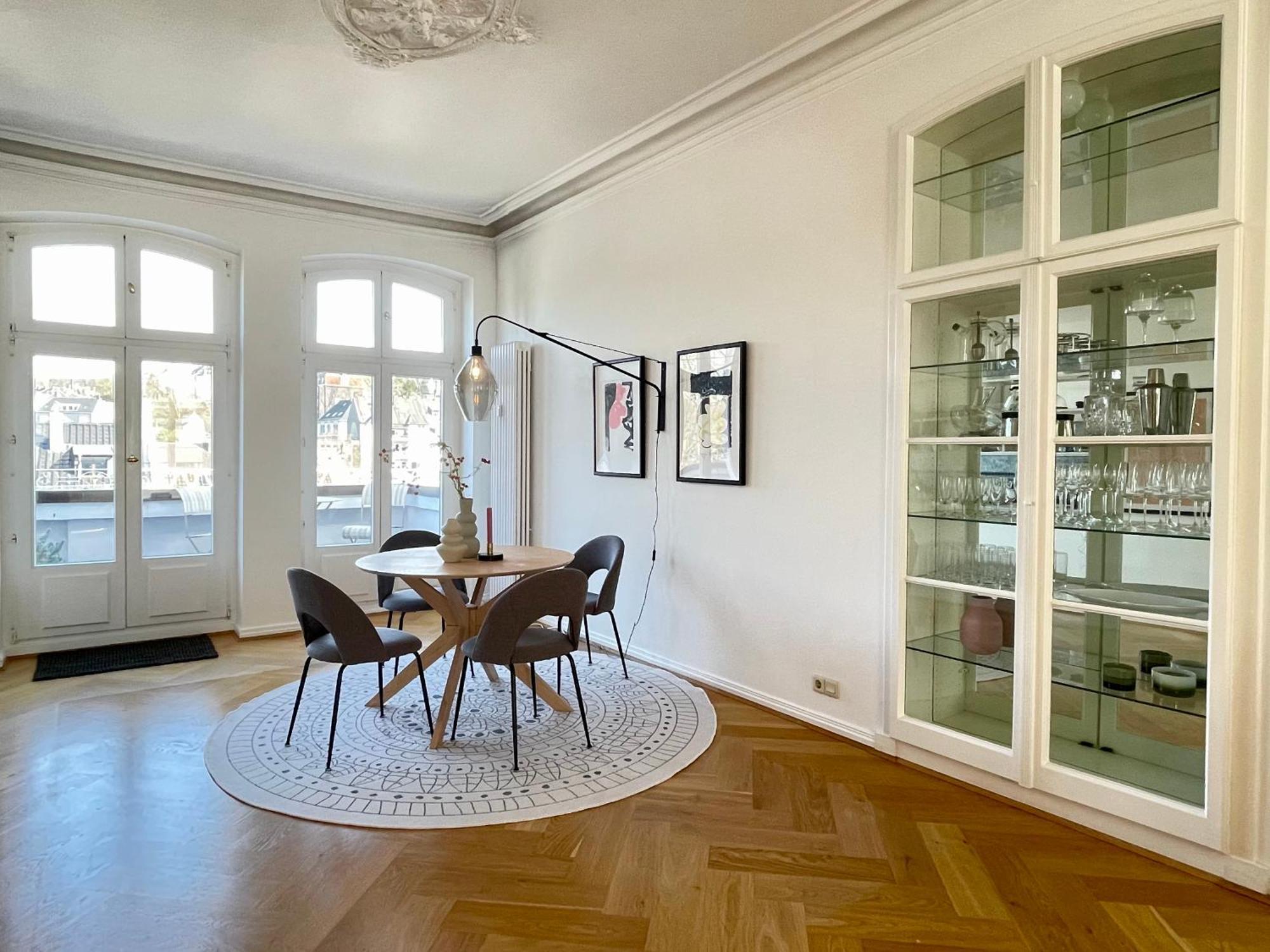 Helle Altbauwohnung Mit Balkon Im Briller Viertel Wuppertal Exterior foto
